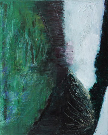 Night Drive. Object 1. Oil on canvas; 2025 © Flavio Cesarini