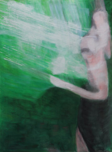 Il maratoneta - Object 1. Oil on canvas; 2025 © Flavio Cesarini
